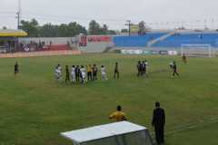 Pertandingan sepak bola Jember vs Kota Malang diwarnai kericuhan